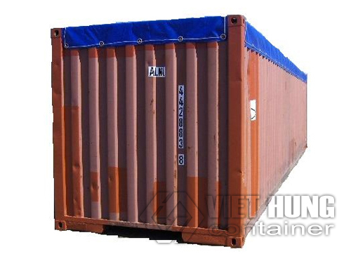 Container chuyên dụng 40 feet Opentop - Container Việt Hưng - Công Ty Cổ Phần Dịch Vụ Hàng Hải Việt Hưng